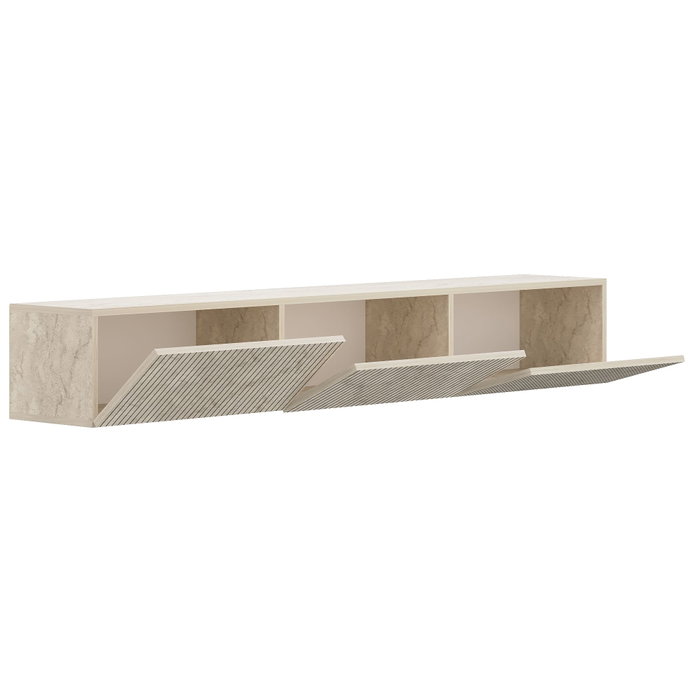 Hanah Home Soporte para TV Ada - Travertino con Iluminación LED Hanah Home Soporte para TV Ada - Travertino con Iluminación LED